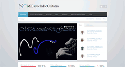 Desktop Screenshot of miescueladeguitarra.com